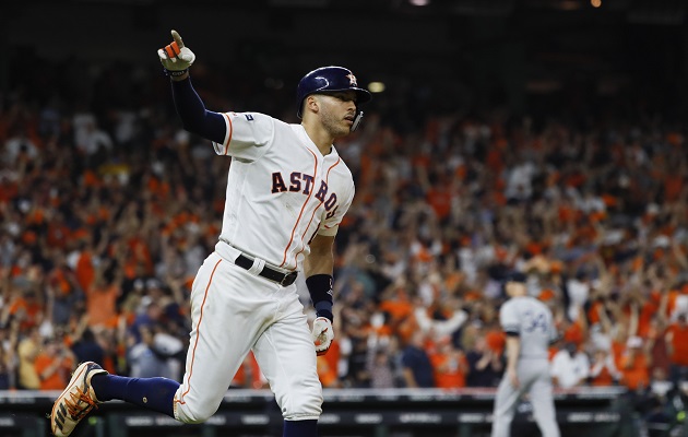 Carlos Correa de los Astros. Foto:AP