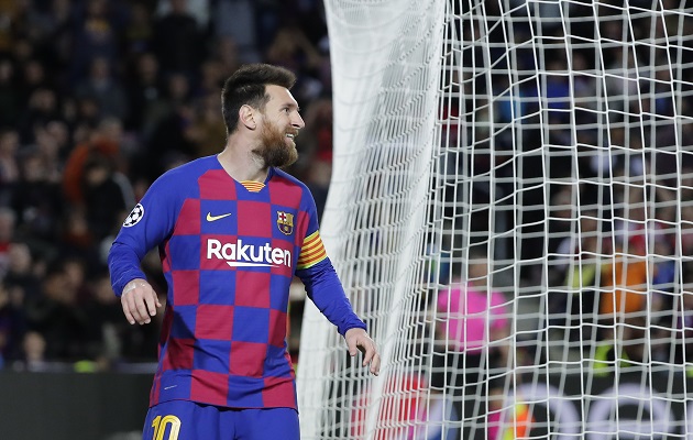 El delantero argentino del Barcelona, Lionel Messi. Foto:AP