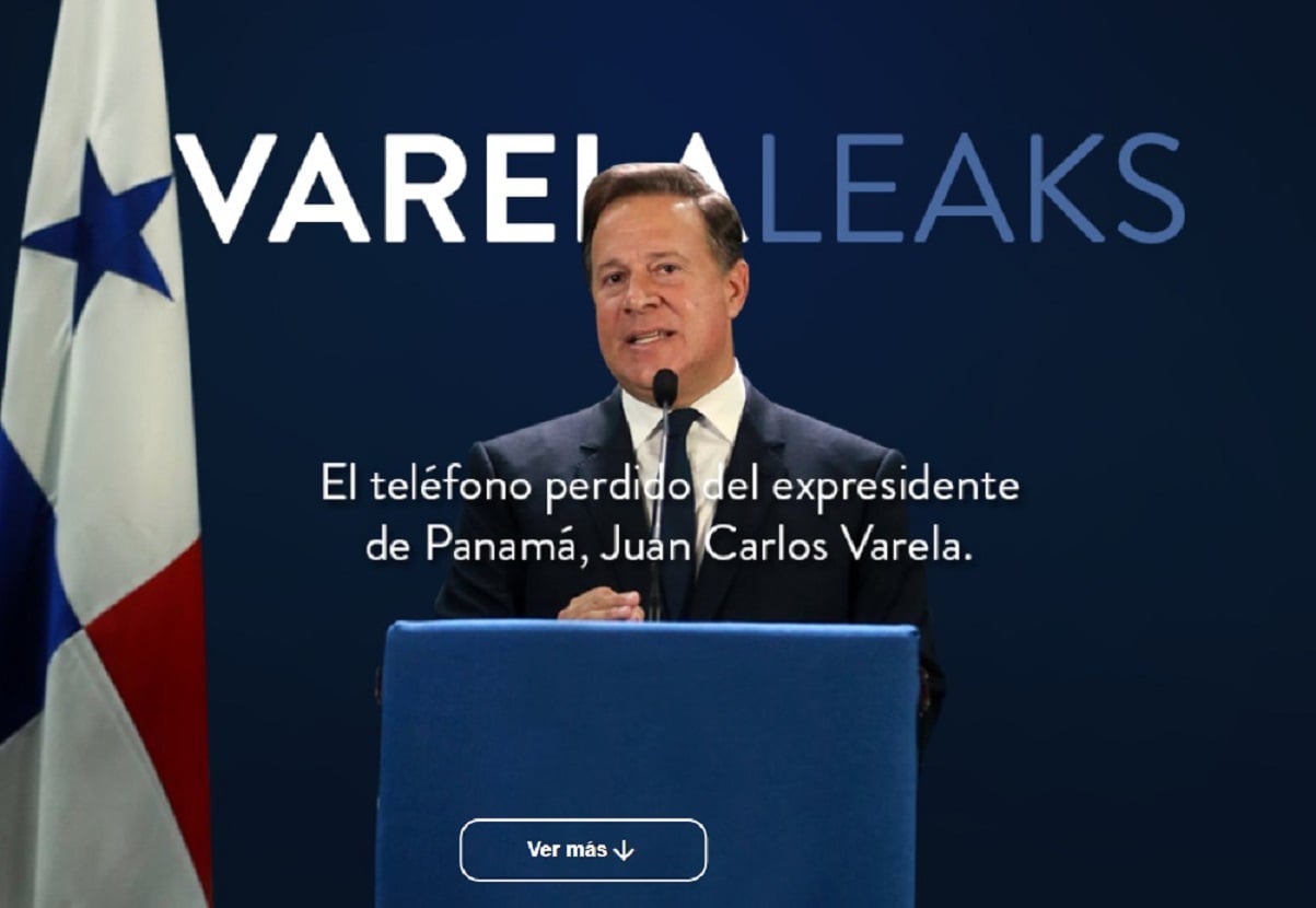 Se filtran chat del expresidente Juan Carlos Varela