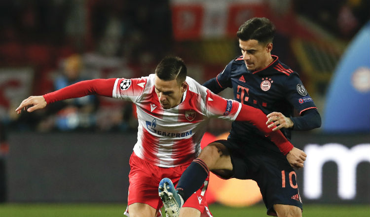 Philippe Coutinho está a préstamo con el Bayern Múnich alemán. Foto AP