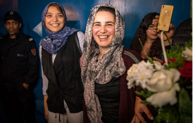 Hajar Raissouni, periodista crítica del Gobierno marroquí, fue arrestada por violar las leyes de aborto. Foto/ Fadel Senna/Agence France-Presse — Getty Images.