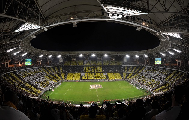 Estadio Rey Abdullah . Foto:AP