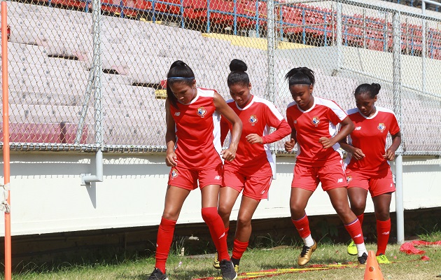 Jugadoras de la selección femenina de Panamá. Foto:Ayansi Gamez