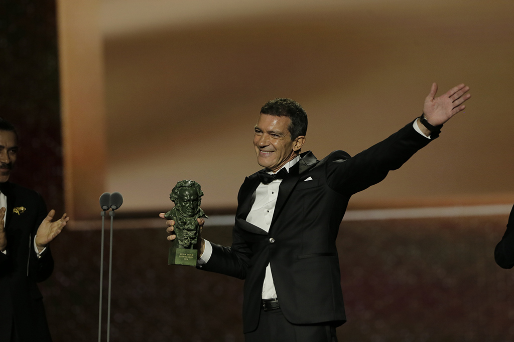 Antonio Banderas, se llevó el Goya a mejor actor protagonista. Foto: https://www.premiosgoya.com/