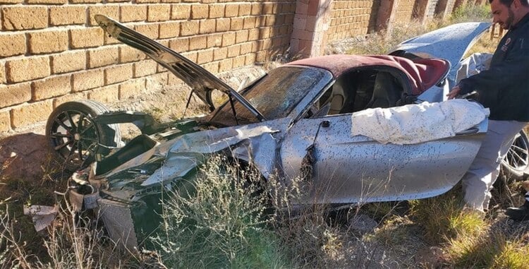  Javier Cortés sufrió un accidente automovilístico. Foto: tomada de golfopacifico.com