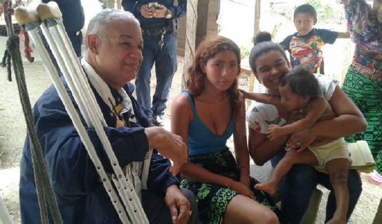 Grifina López, residente en la comarca Wargandí,  es la joven que cuenta con algunos rasgos de la desaparecida niña Mónica Serrano. Foto: Archivo