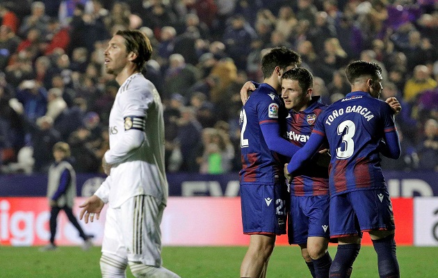 Sergio Ramos lamenta derrota de Real Madrid. Foto:EFE