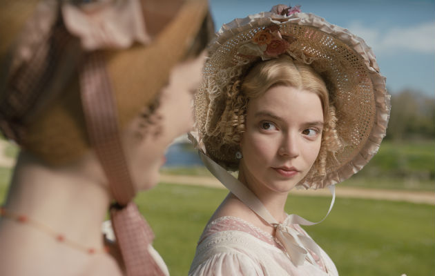 Anya Taylor-Joy es una Emma esnob vanidosa. Foto / Focus Features.