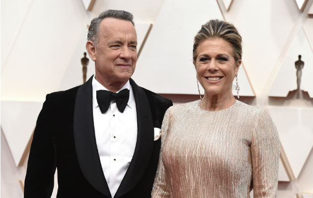 Tom Hanks y la actriz Rita Wilson. Foto/ AP