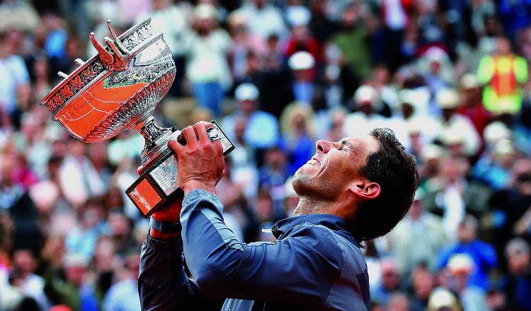 Rafa Nadal, ganador 2019 de Roland Garros Foto AP