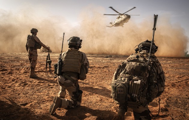 Tropas francesas han luchado contra terroristas en el Sahel desde el 2013. En Mali. Foto / Finbarr O’Reilly para The New York Times.