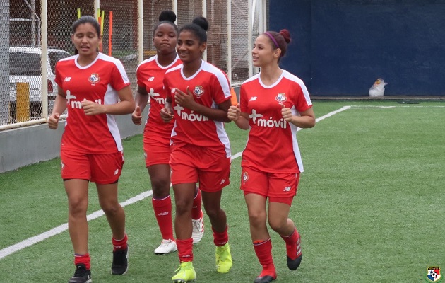 Jugadoras del equipo Sub-20. Foto:Fepafut