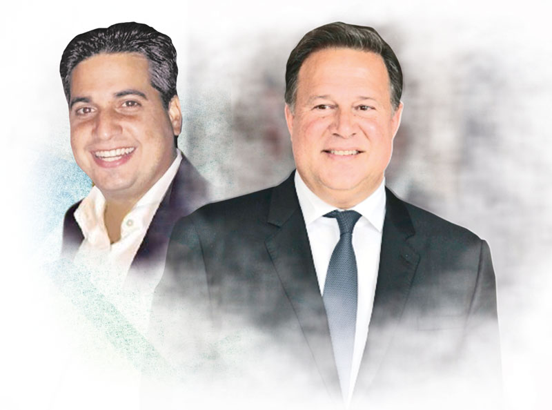 Raúl Sandoval y Juan Carlos Varela.