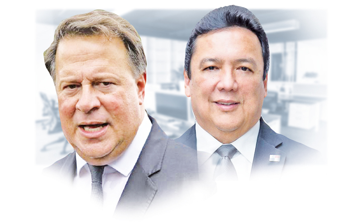 Juan Carlos Varela y Eduardo Ulloa.