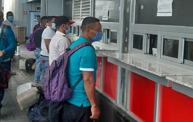 Panamá coordina salida humanitaria de 109 ciudadanos nicaragüenses por Paso Canoas. Foto: Cortesía