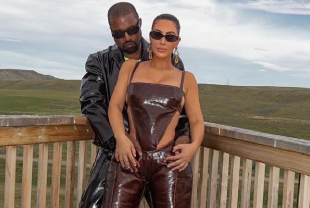 Kanye West y Kim Kardashian. Foto: Instagram