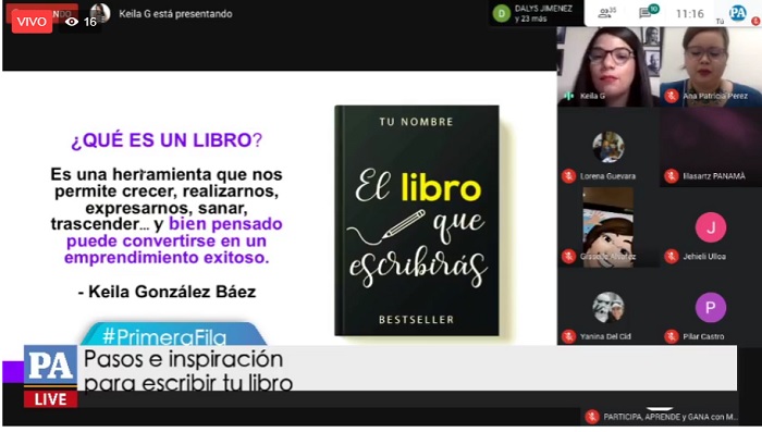 Primera Fila: Pasos e inspiración para escribir tu primer libro