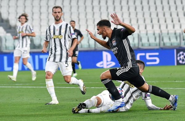 Juventus fue eliminada por el Lyon. Foto:EFE