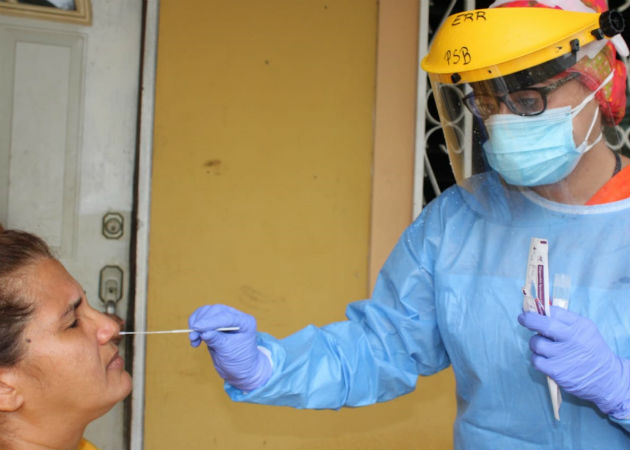  Se busca cortar con la cadena de transmisión del virus en esta área. Fotos: Eric A. Montenegro.