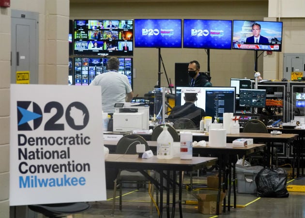  La convención transcurre por primera vez en la historia de manera virtual debido a la pandemia. Fotos: EFE.