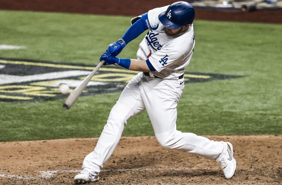 Max Muncy de los Dodgers. Foto:EFE