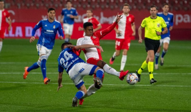 Yoel Bárcenas firmó con el Girona este mes.