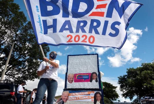 La División de Elecciones de Florida informó de que ya son más de 4.7 millones los floridanos que han votado cuando faltan 11 días para las elecciones. Foto: EFE