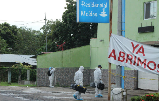 Él o los asesinos destruyeron el sistema de videovigilancia. Foto: Eric A. Montenegro.