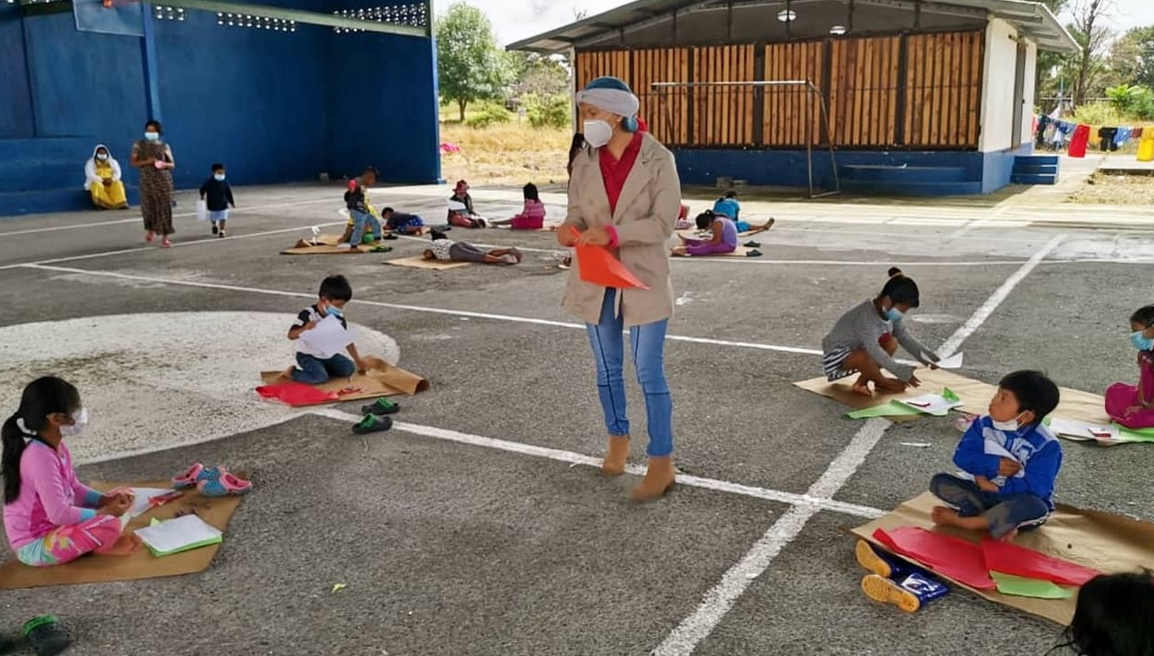 Intervención psicosocial para niños en Tierras Altas.