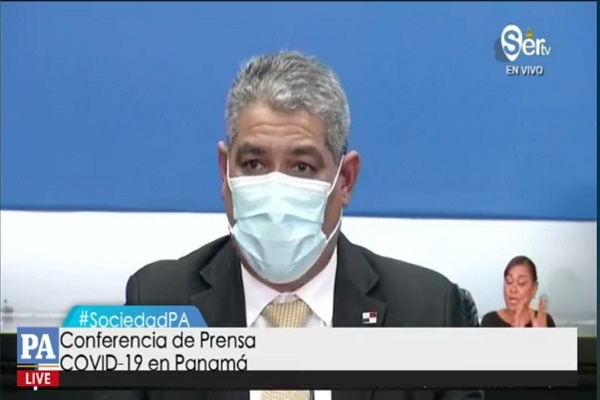 El ministro de Salud, Luis Francisco Sucre, informó sobre las nuevas medidas.