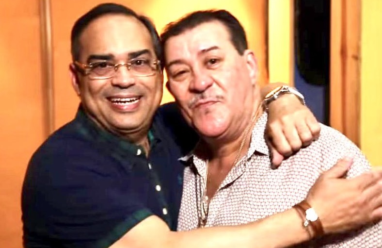 Gilberto Santa Rosa y Tito Rojas. Twitter