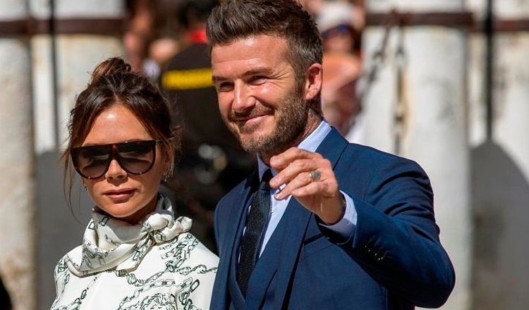 David y Victoria Beckham.  Instagram