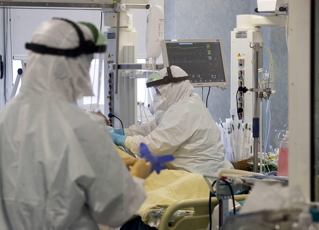 Hay saturación en los hospitales portugueses, con récord de hospitalizados por covid-19. Foto: EFE