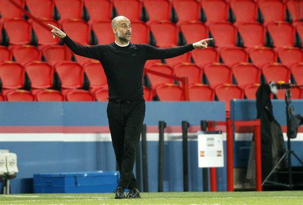 Pep Guardiola, entrenador del Manchester City.