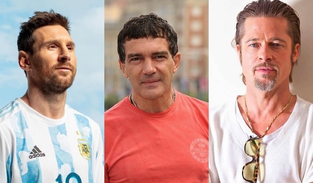 Leo Messi, Antonio Banderas y Brad Pitt, forman parte del Famous Wine Festival 2021. Fotos: Instagram