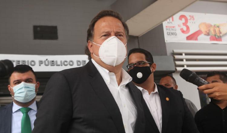 Juan Carlos Varela en una de sus comparecencias a la Fiscalía Anticorrupción por el caso Odebrecht. Foto: Archivo