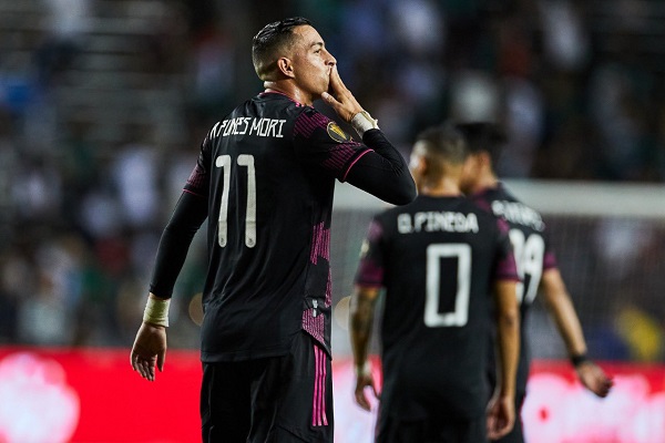 Funes Mori anotó en dos ocasiones para la selección mexicana. Foto Cortesía: @GoldCup