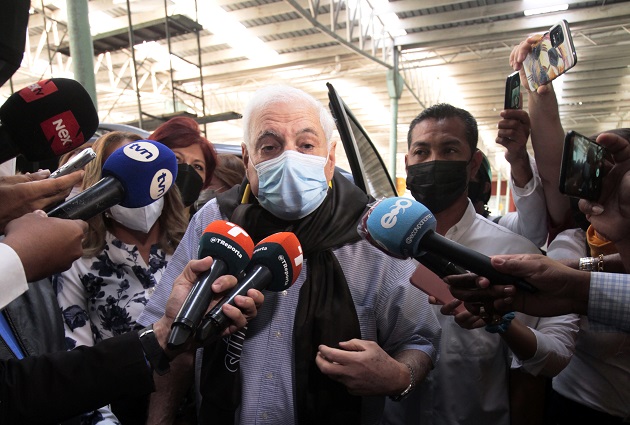 Ricardo Martinelli asistió hoy al tercer día del juicio oral que se sigue en su contra. Foto: Víctor Arosemena