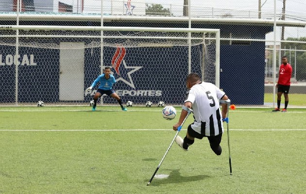 Panamá cuenta con una liga de fútbol para amputados desde el 2018. Foto / Amputadospty507