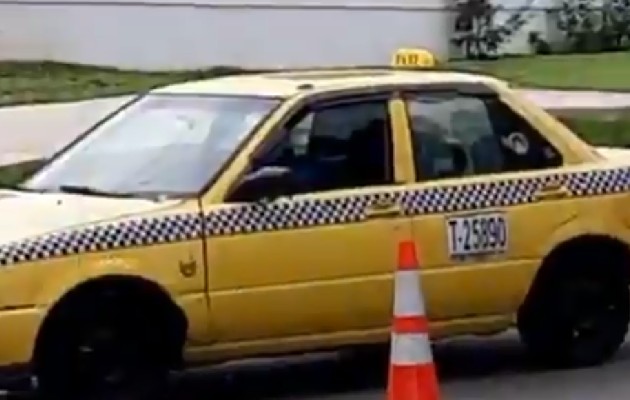 Crimen en plena vía Transístmica. Foto: Redes