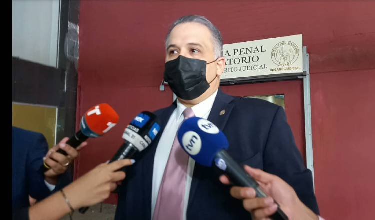 El juicio se realiza en medio de nuevas medidas de bioseguridad por la aparición de un caso positivo de covid-19 en el juicio. Foto: Edwars Santos