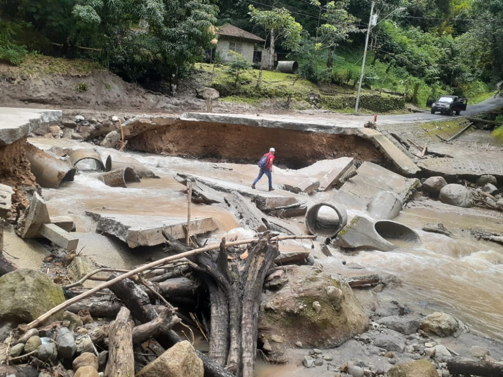 Esta vía permitía la comunicación con los poblados de La Laguna, Lajas, y Río de Jesús. Foto: Eric A. Montenegro