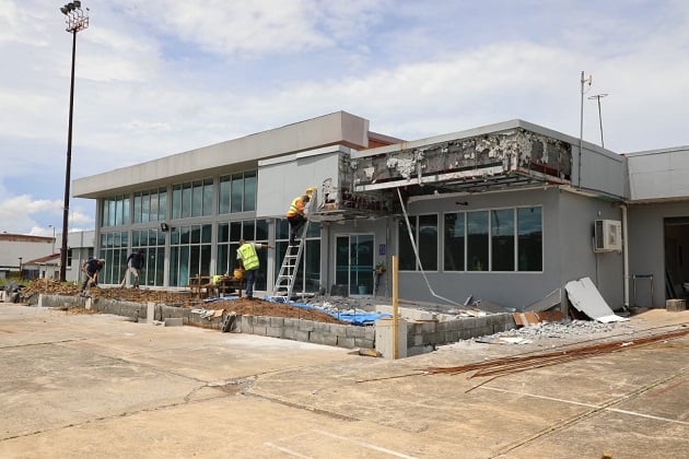 El Aeropuerto Internacional Panamá Pacífico está ubicado en la antigua base de Howard.