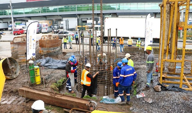 La semana pasada se realizaron las pruebas de carga de los pilotes de la extensión de la Línea 1 hasta el sector de Villa Zaíta.