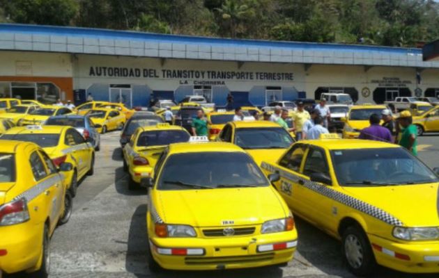 Los taxistas se quejan que hay muchos taxis circulando y poca población aborda este tipo de transporte. Foto: Grupo Epasa