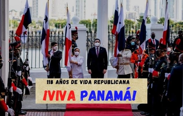 Panameños conmemoran los 118 años de Separación de Panamá de Colombia. Foto: Cortesía Presidencia