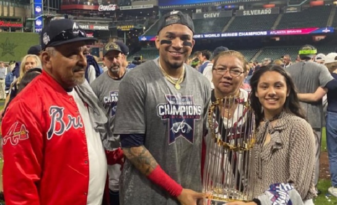 Camargo ganó el título con los Bravos de Atlanta. Foto:@mlbptyoficial