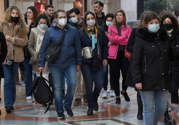 La circulación del virus de la covid-19 está aumentando en Italia. Foto: EFE