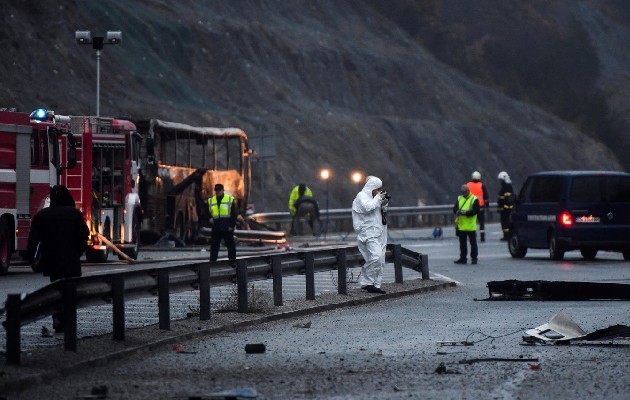 Un total de 46 personas murieron calcinadas en Bulgaria. Foto: EFE