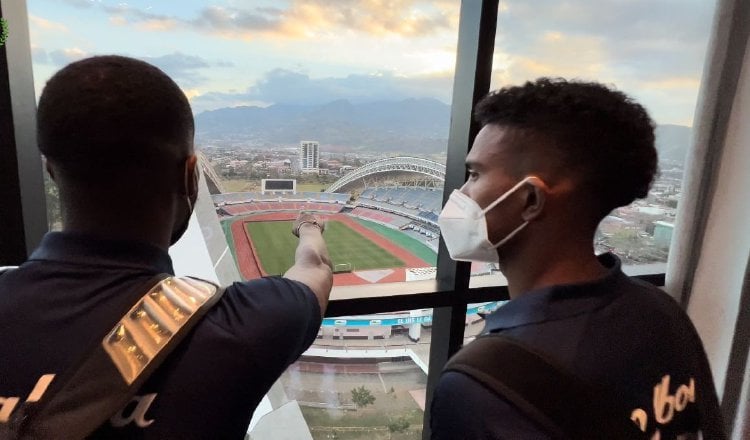 Panamá en el hotel de concentración esperando la hora del partido contra Costa Rica. Foto: @fepafut